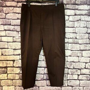 Talbots Brown Crop Pants Size 14